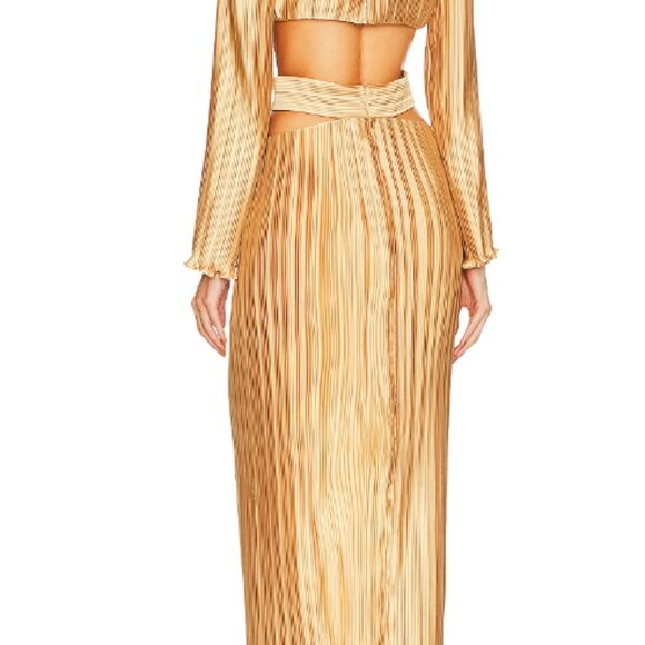 AIIFOS Phillipa Gown in Tan, Size 2 - Picture 3 of 9